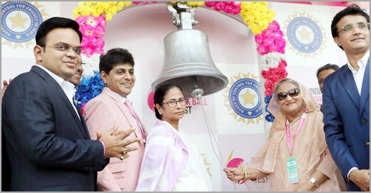 ‘গোলাপি টেস্ট’ উদ্বোধন করলেন প্রধামন্ত্রী শেখ হাসিনা ‘গোলাপি টেস্ট’ উদ্বোধন করলেন প্রধামন্ত্রী শেখ হাসিনা